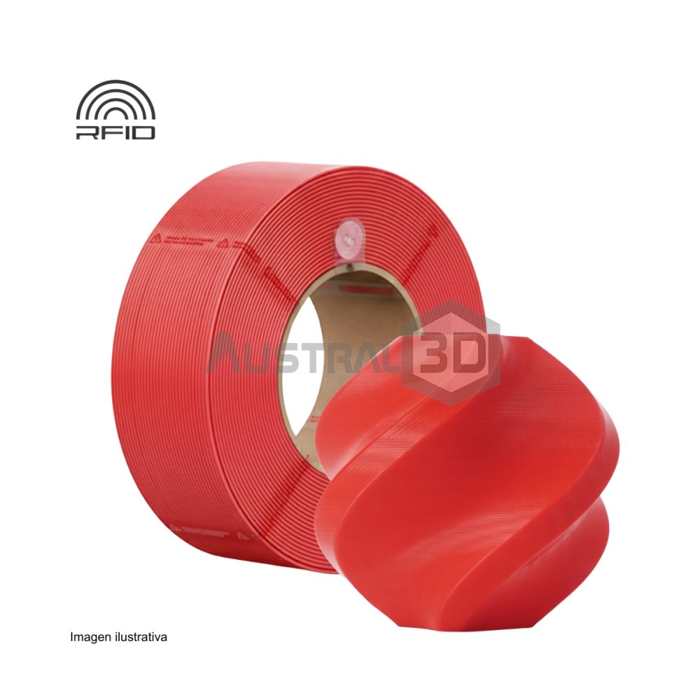 Filamento 3D PLA basic RECARGA BAMBULAB 1.75Mm 1Kg ROJO