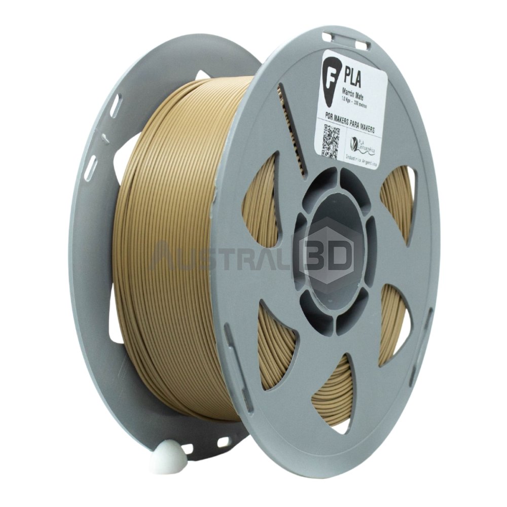 Filamento 3D Filar 1.75Mm 1Kg PLA MARRON MATE