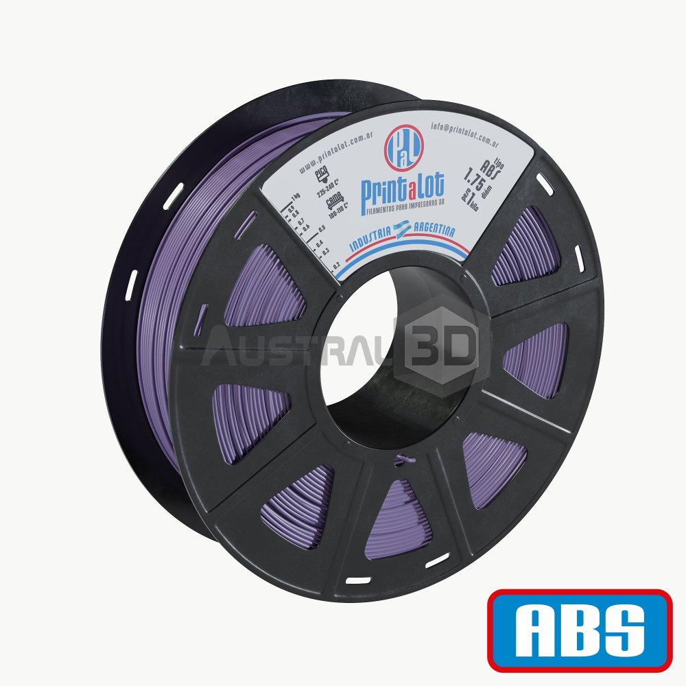 Filamento 3D Printalot 1.75mm 1kg ABS VIOLETA