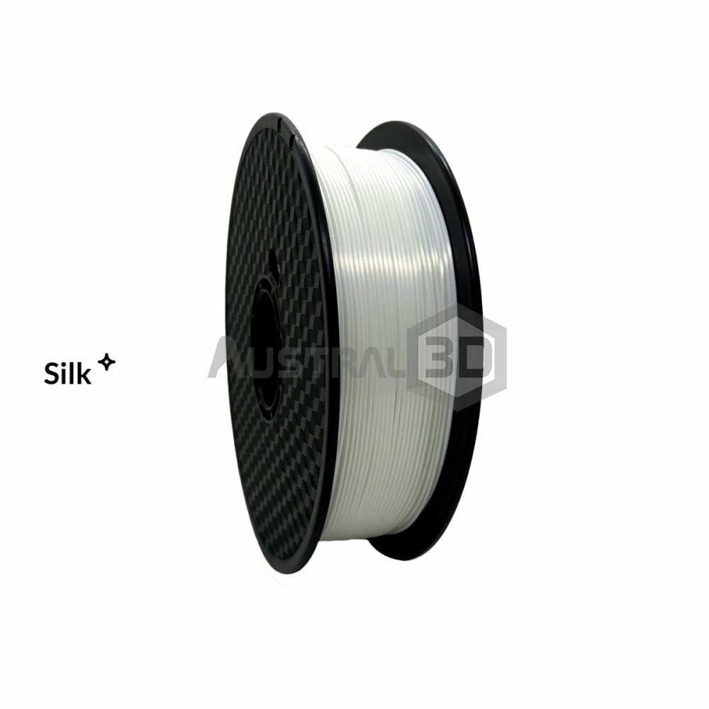 Filamento Hellbot PLA Ecofila Silk 1,75mm 1kg BLANCO