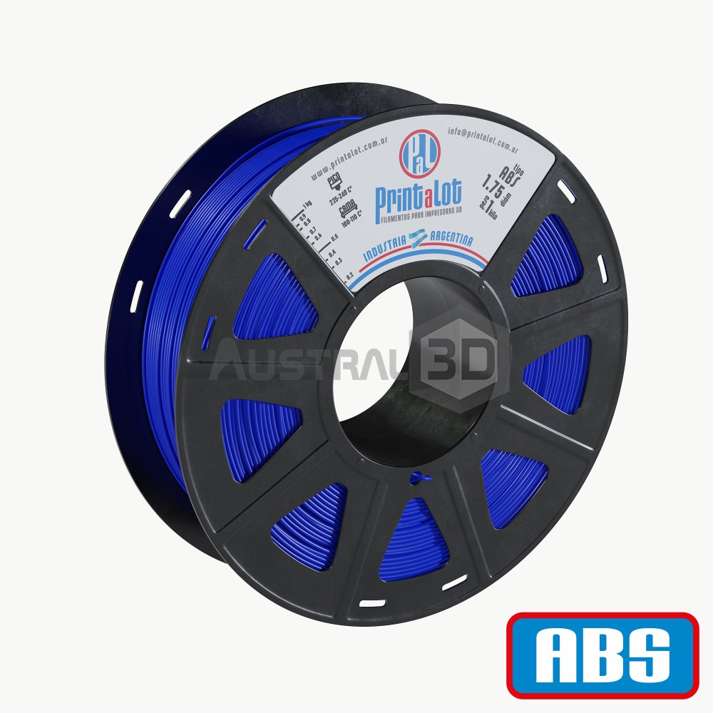 Filamento 3D Printalot 1.75mm 1kg ABS AZUL