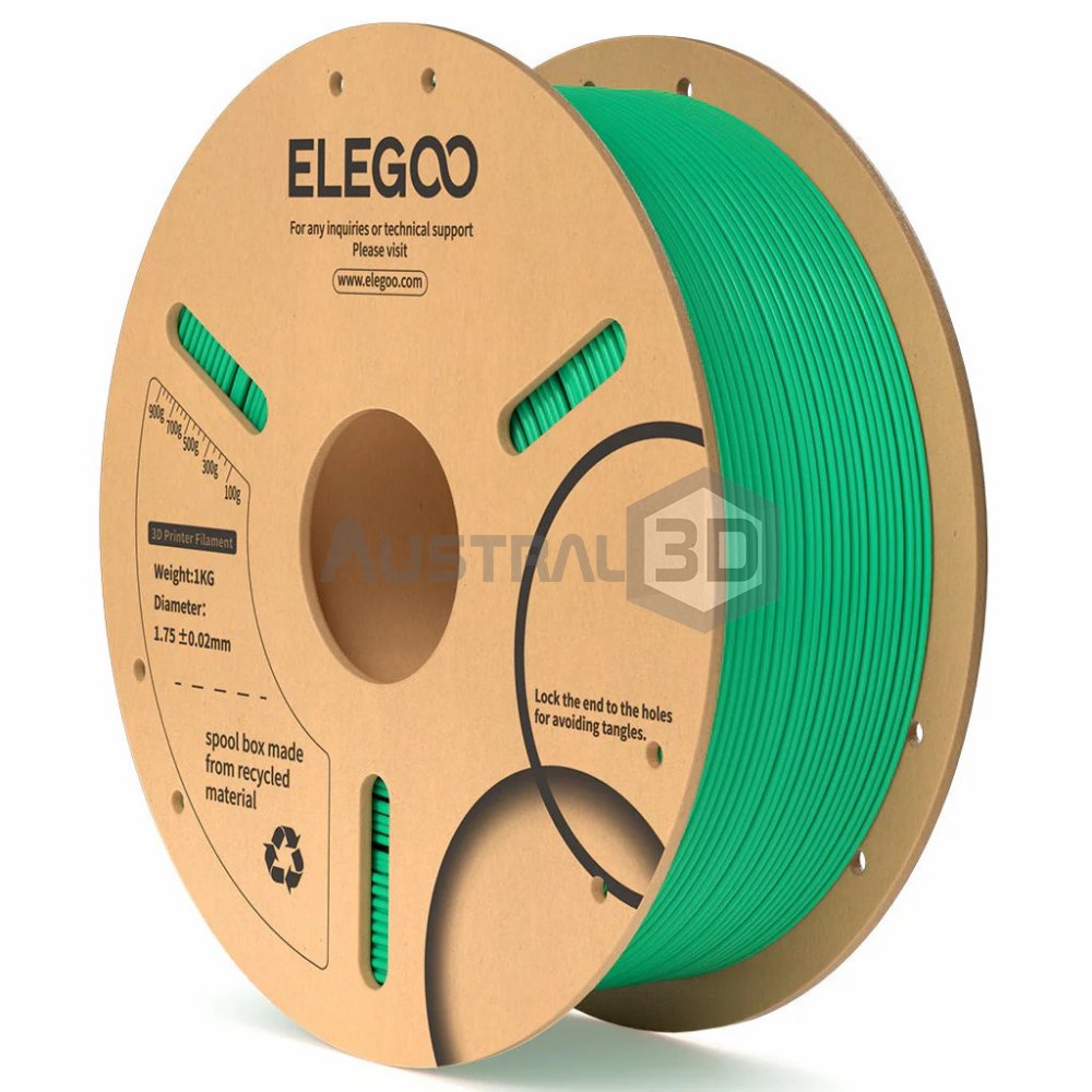 Filamento 3D ELEGOO PLA 1kg 1.75mm VERDE MARINO
