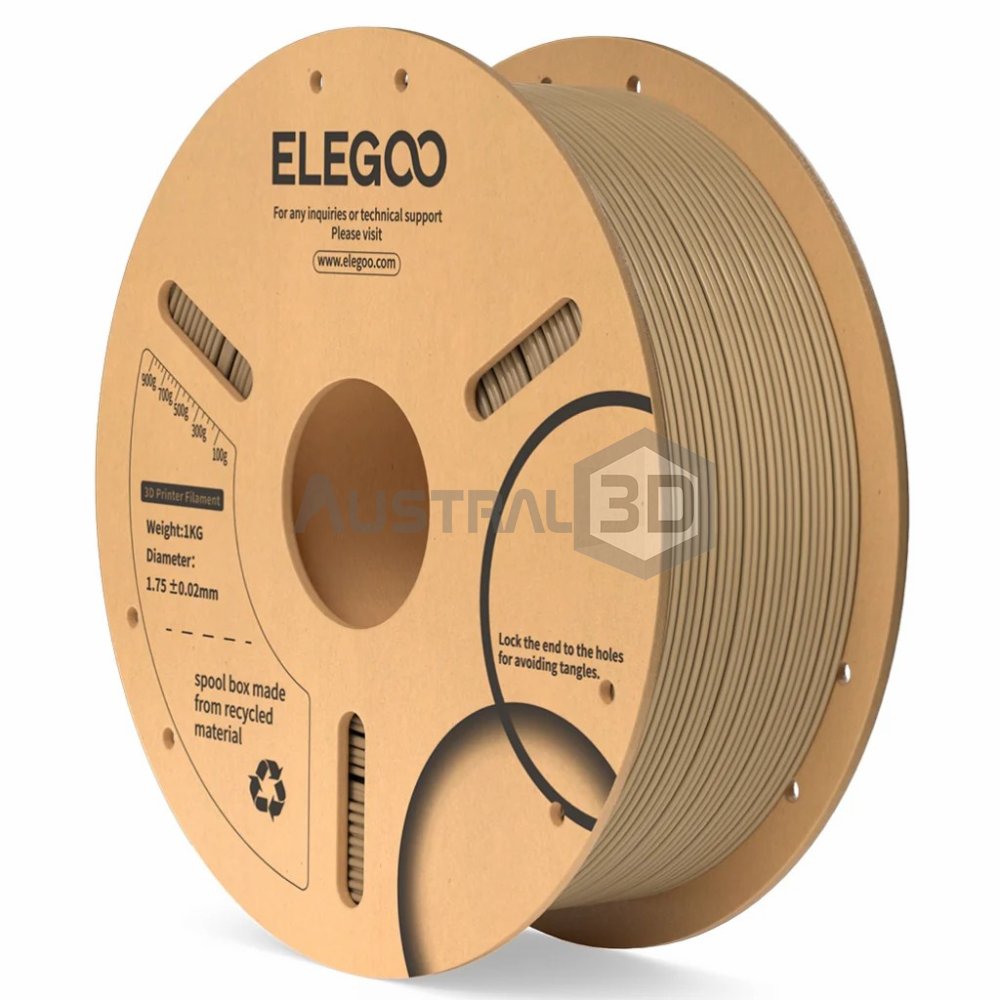 Filamento 3D ELEGOO PLA 1kg 1.75mm MADERA