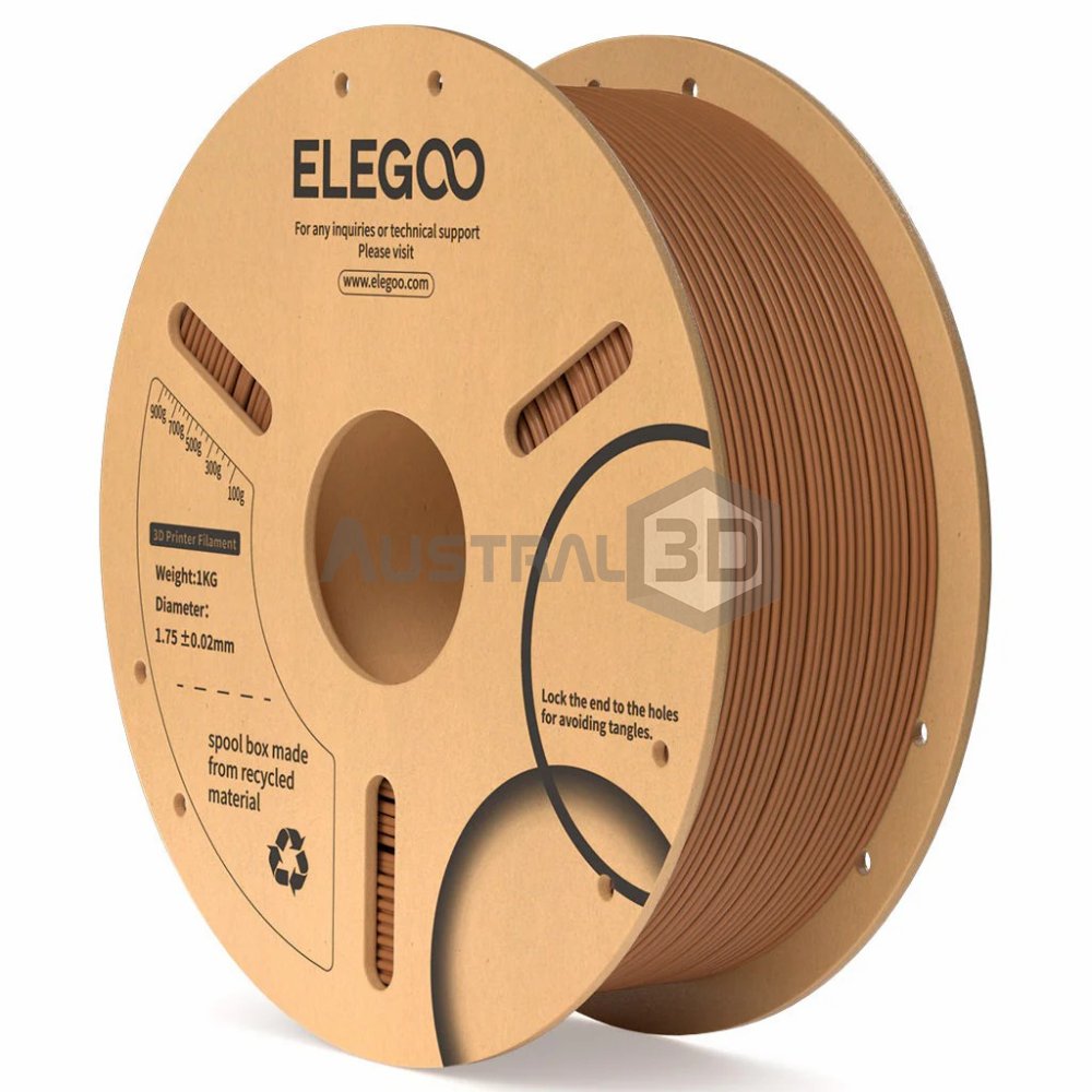 Filamento 3D ELEGOO PLA 1kg 1.75mm MARRON