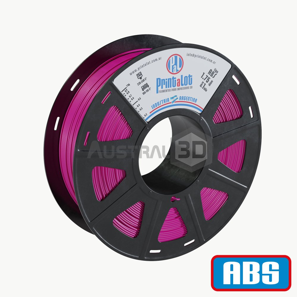 Filamento 3D Printalot 1.75mm 1kg ABS FUCSIA