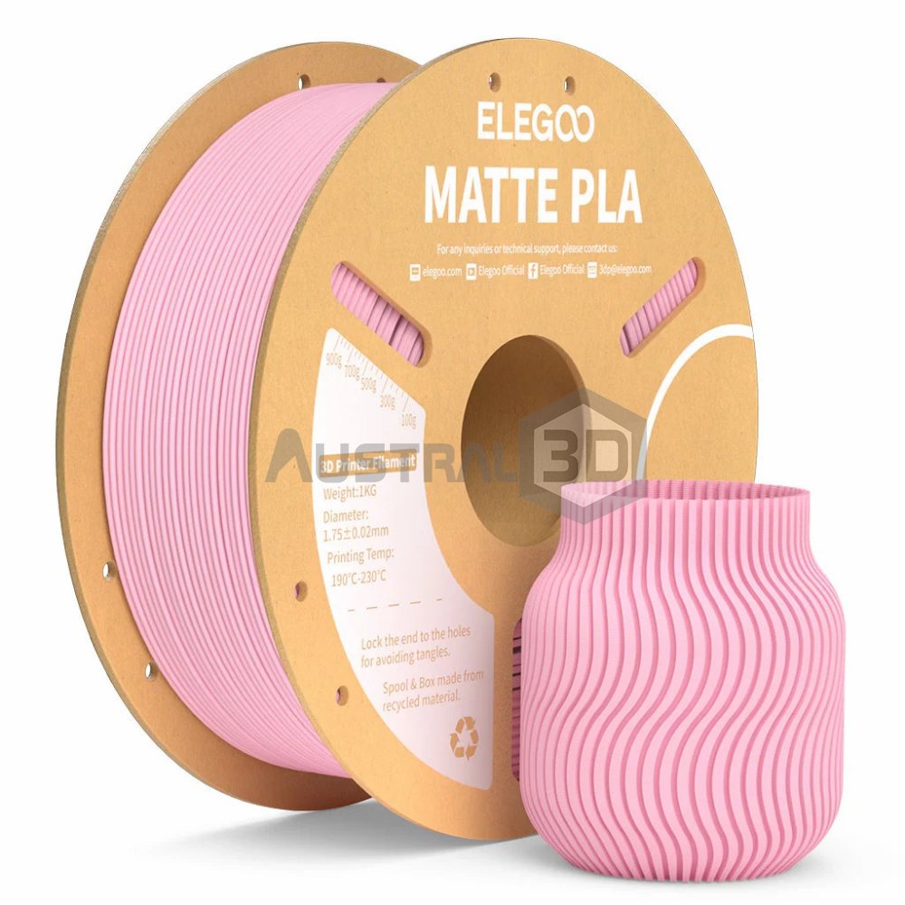 Filamento 3D ELEGOO PLA MATE 1kg 1.75mm ROSA SAKURA