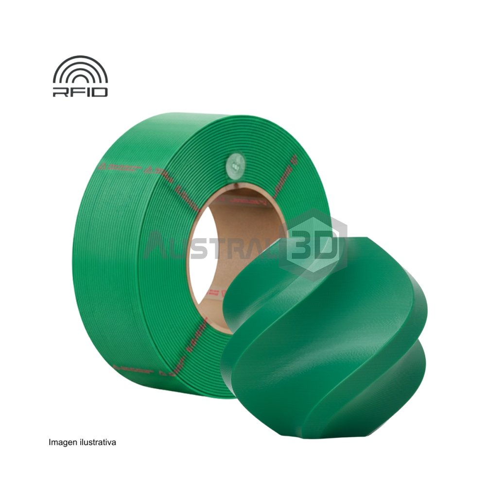 Filamento 3D PLA basic RECARGA BAMBULAB 1.75Mm 1Kg VERDE MUERDAGO