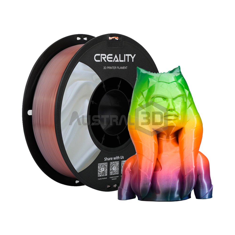 Filamento Pla arcoiris Original Creality 1.75mm 1kg Cr-seda RAINBOW