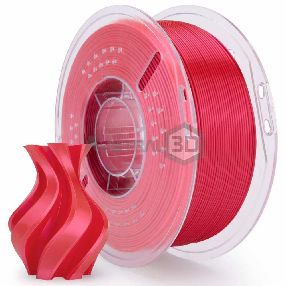 Filamento 3D ELEGOO PLA SILK 1.75mm 1kg ROJO