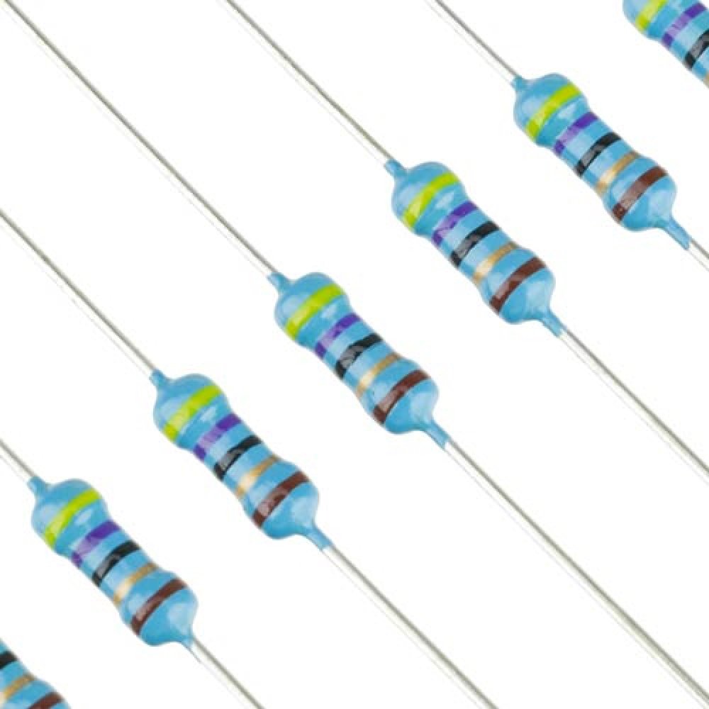 Pack 10 Resistencias 47 Ohm 1/4W Metal 1%