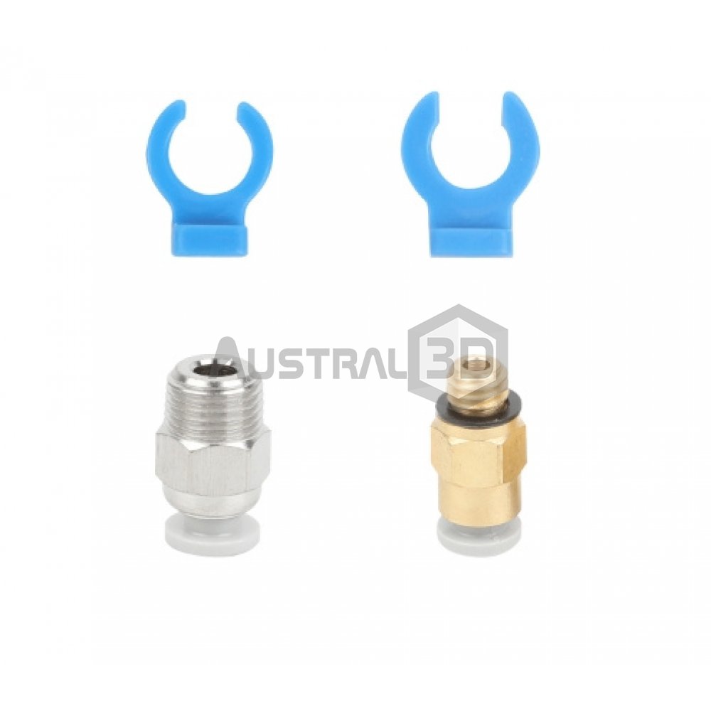 Kit Acoples Creality PC4-M6 + PC4-01 + Clamp Clips