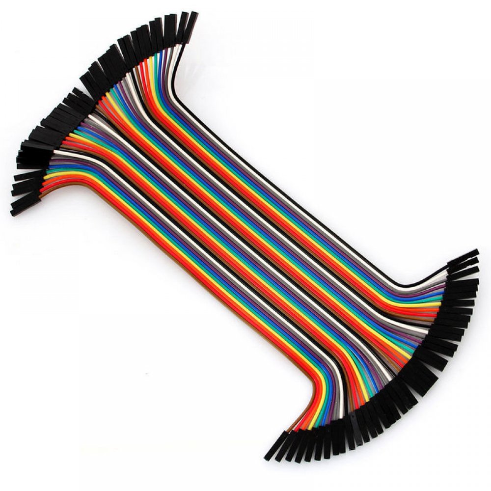 Pack 40 Cables Hembra Hembra 20cm