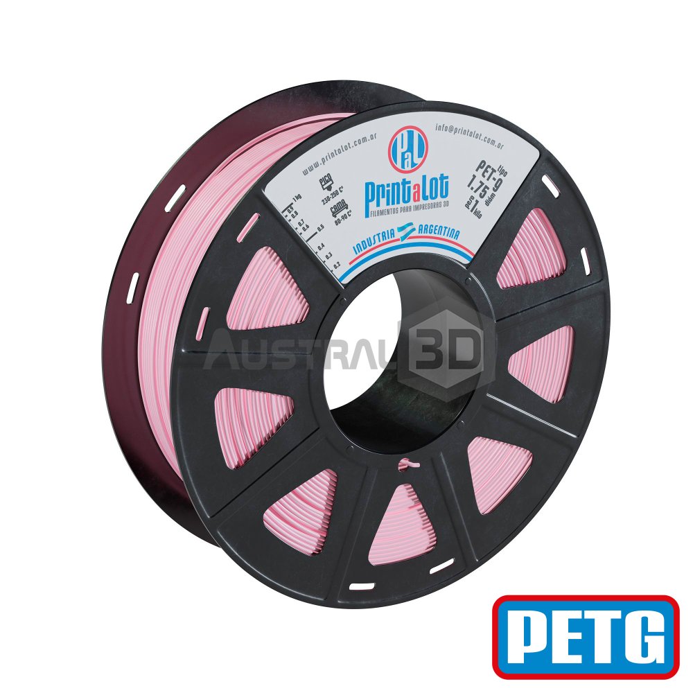 Filamento 3D PETG Printalot 1.75Mm 1Kg ROSA