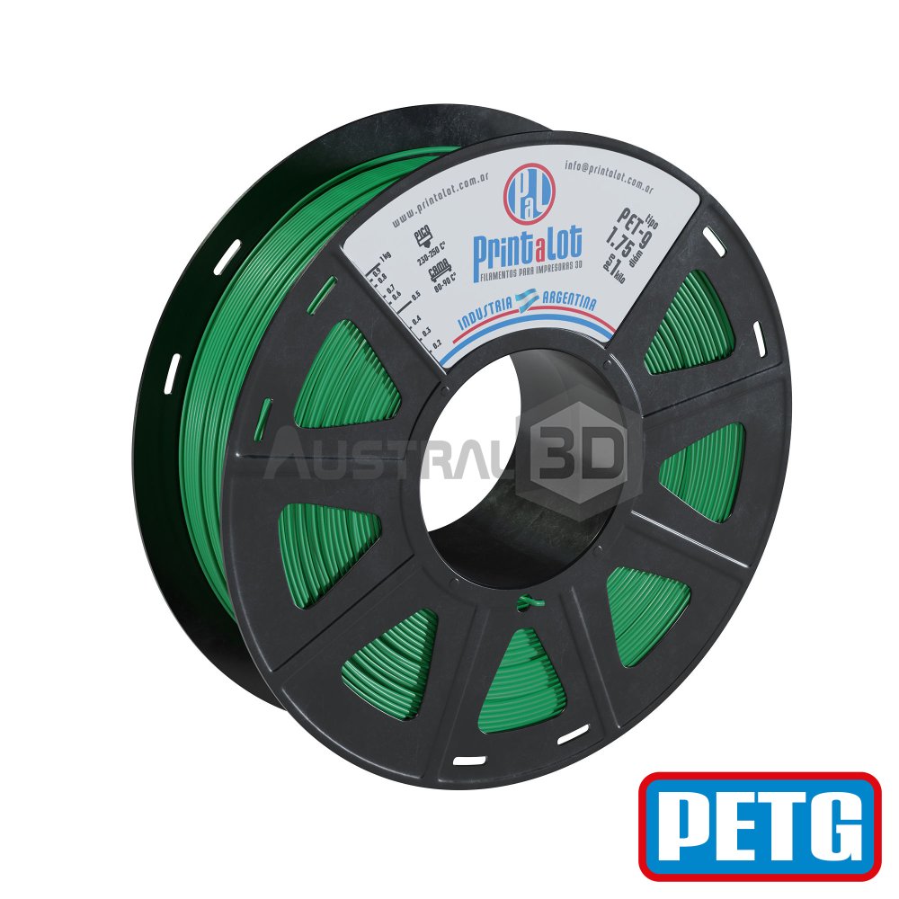 Filamento 3D PETG Printalot 1.75Mm 1Kg VERDE