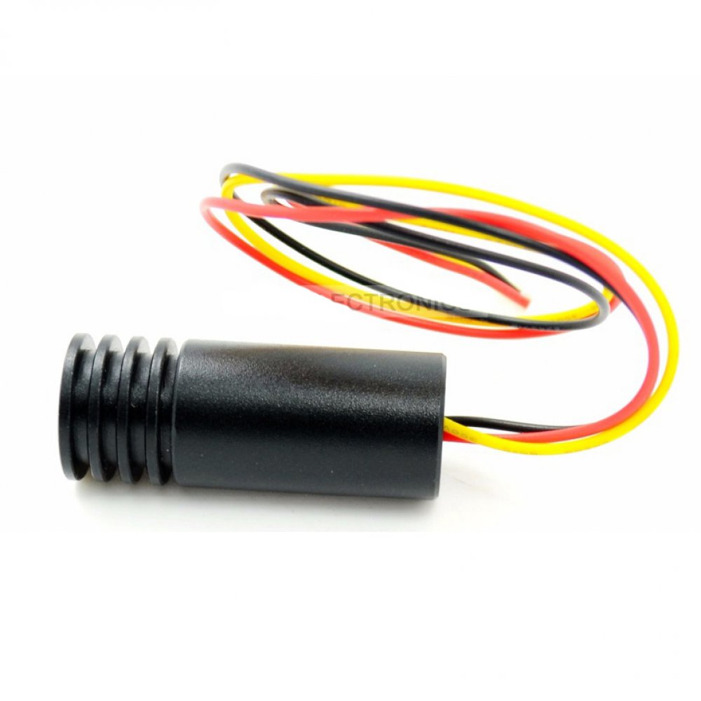 Módulo Láser Diodo Rojo Foco Ajustable Emisor infrarrojo 30mW 830 nm