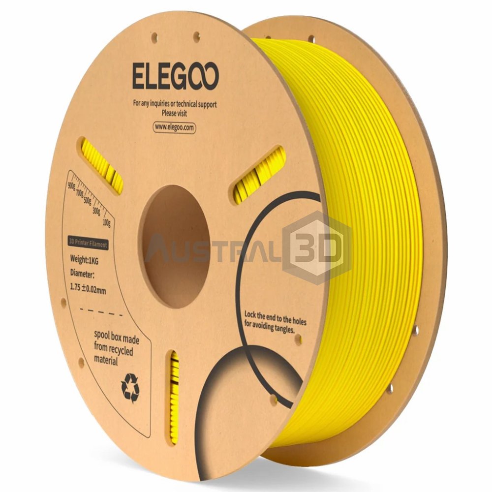Filamento 3D ELEGOO PLA 1kg 1.75mm AMARILLO