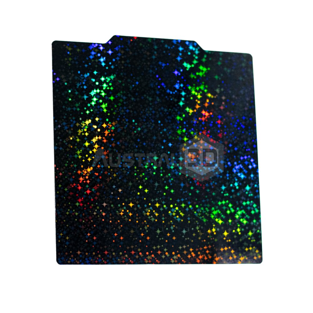 Cama para Ender-3 Flexible doble cara Rainbow Confetti PEF + Galaxy PEY Smooth 235x235mm