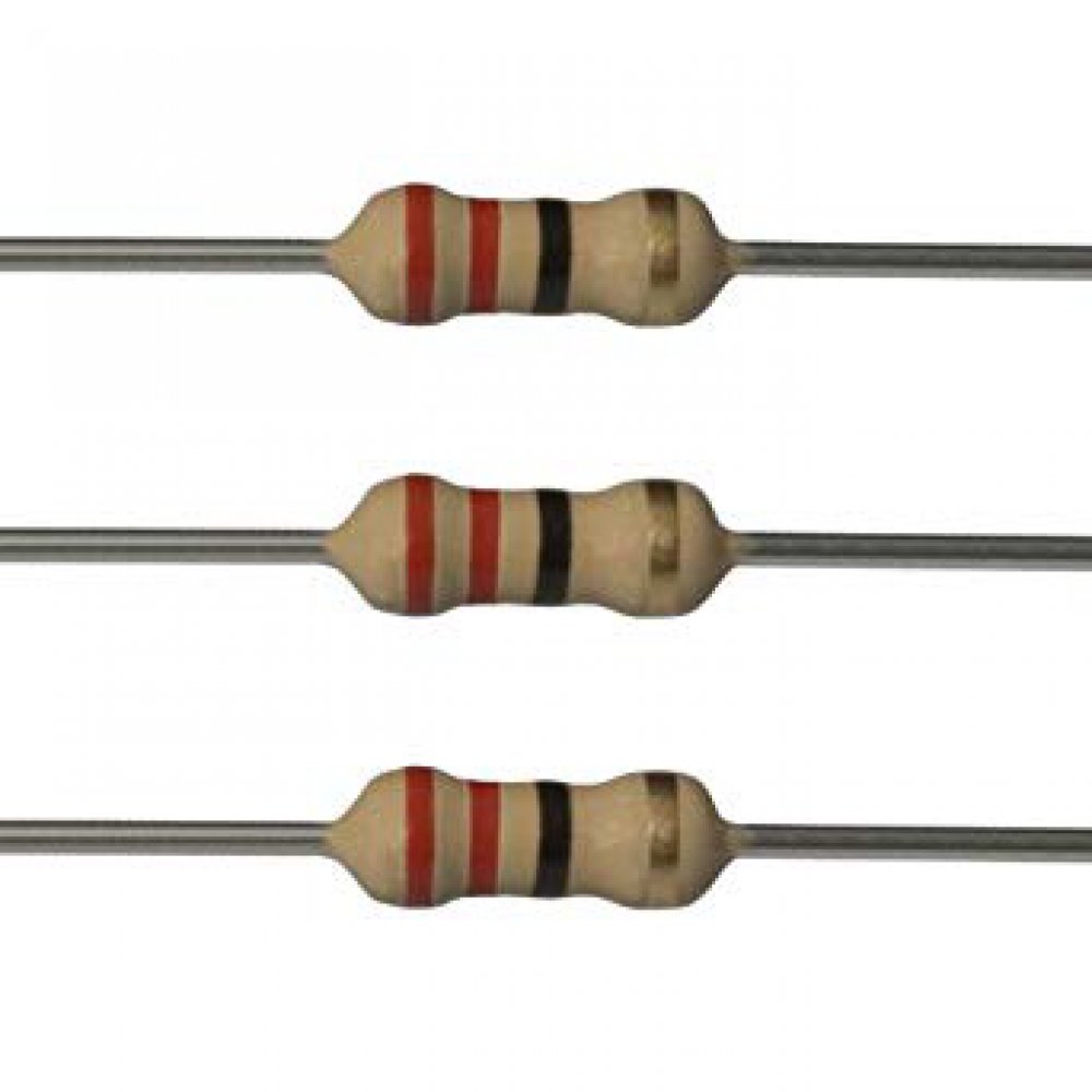 Pack 10 Resistencias 1/4w 0.25w 22 Ohms 5% Resistencia