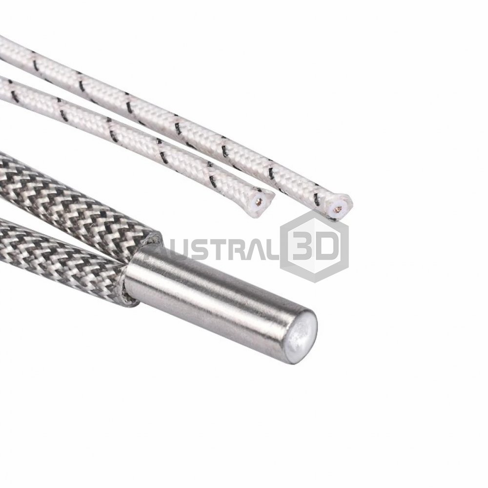 Resistencia Hotend calentador DForce 50w 6X20MM 24V 100CM