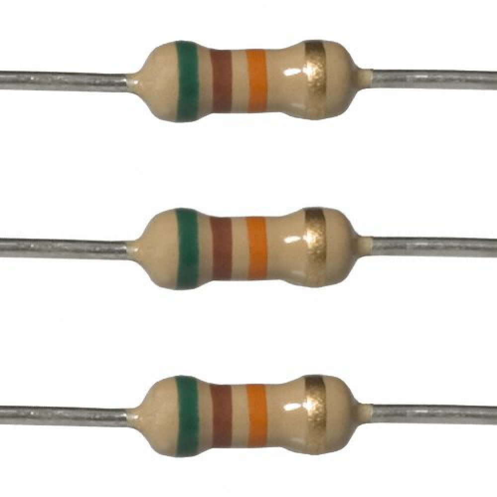 Pack 10 Resistencias 1/4w 0.25w 51k Ohms 5% Resistencia