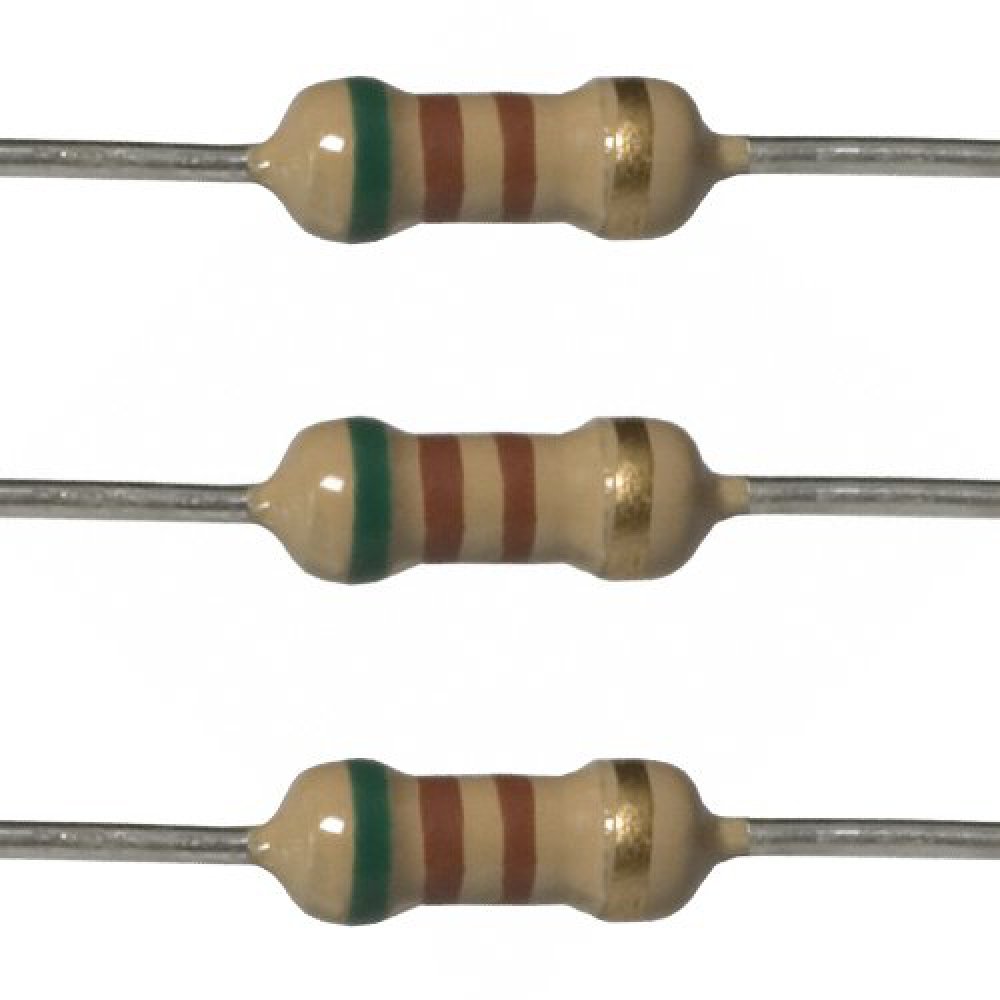 Pack 10 Resistencias 1/4w 0.25w 510 Ohms 5% Resistencia
