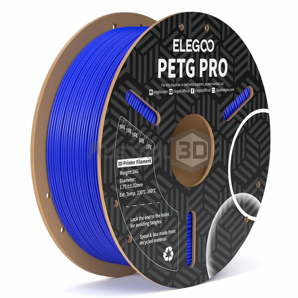 Filamento 3D ELEGOO PETG PRO 1.75mm 1kg AZUL