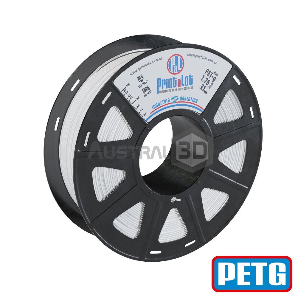 Filamento 3D PETG Printalot 1.75Mm 1Kg BLANCO