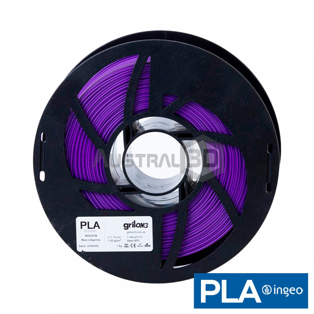 Filamento Grilon3 PLA 1.75mm VIOLETA 1kg