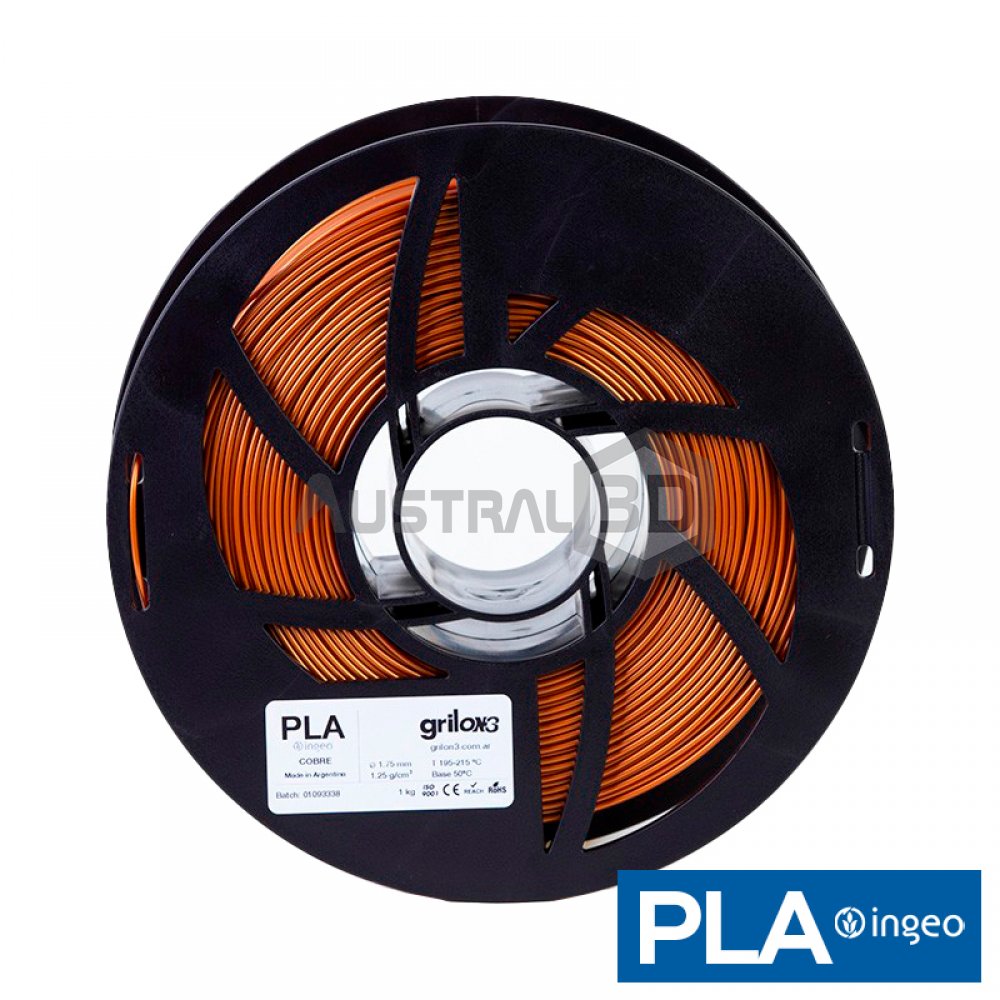 Filamento Grilon3 PLA 1.75mm COBRE 1kg