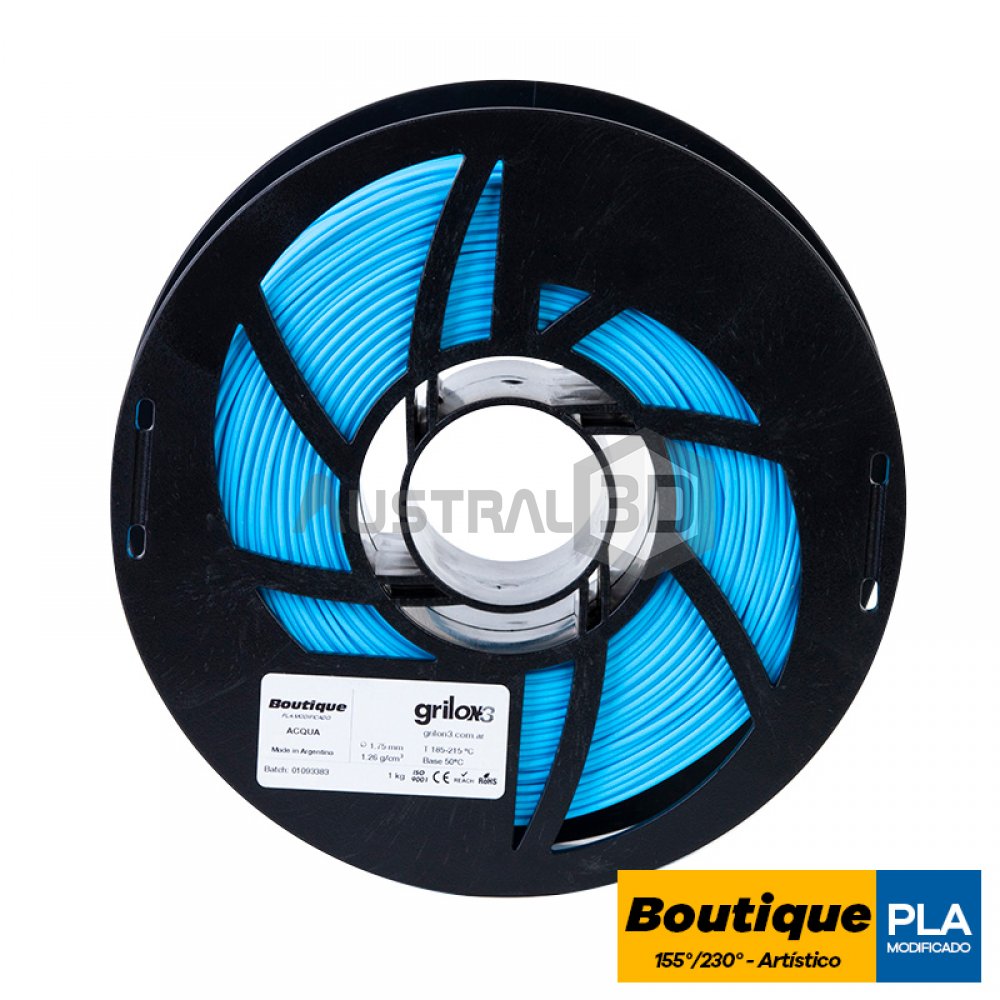 Filamento Grilon3 PLA Boutique 1.75mm ACQUA 1kg