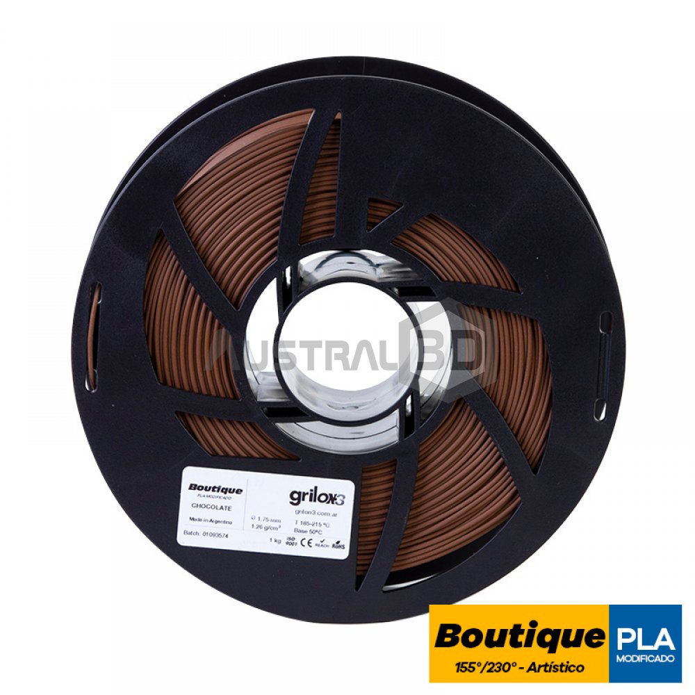 Filamento Grilon3 PLA Boutique 1.75mm CHOCOLATE 1kg