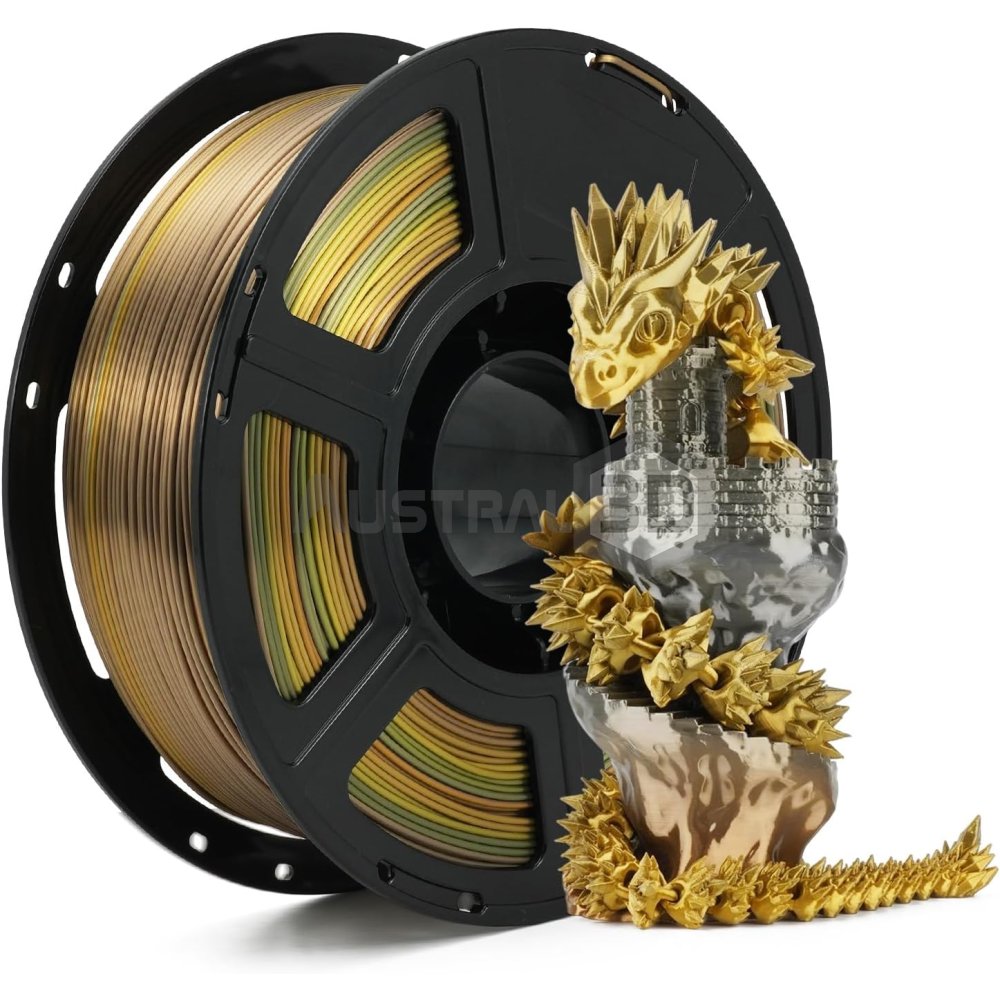 Filamento 3D Flashforge PLA Silk 1kg 1.75mm ARCOIRIS METALICO