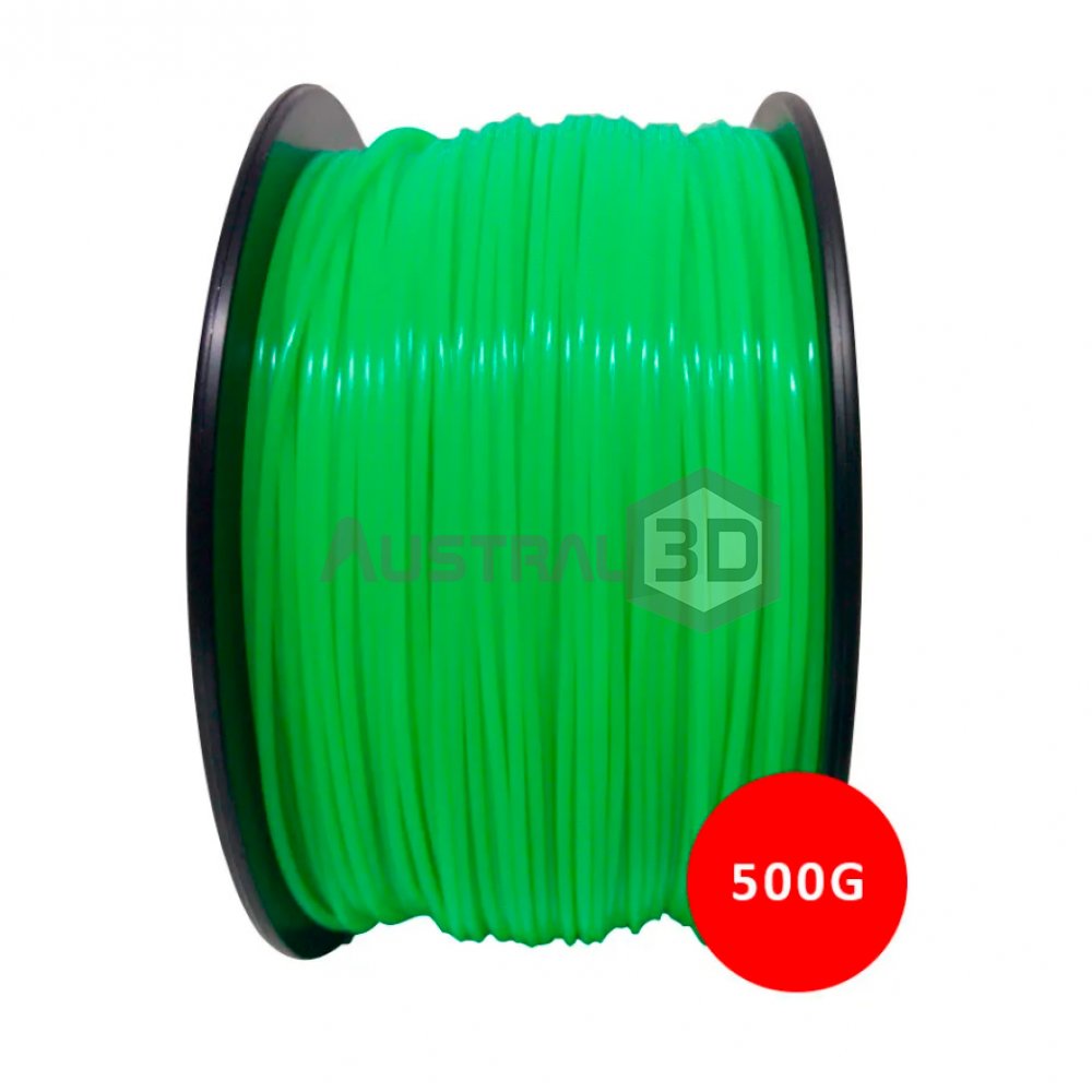 Filamento 3N3 PLA 1.75mm VERDE FLUO x500gr