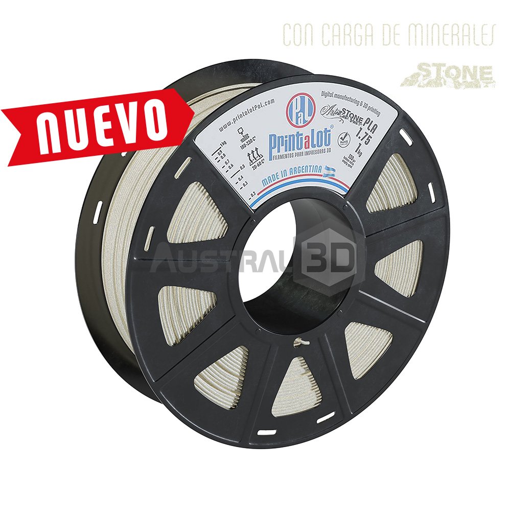 Filamento 3D Printalot 1.75mm 1kg PLA STONE MARMOL