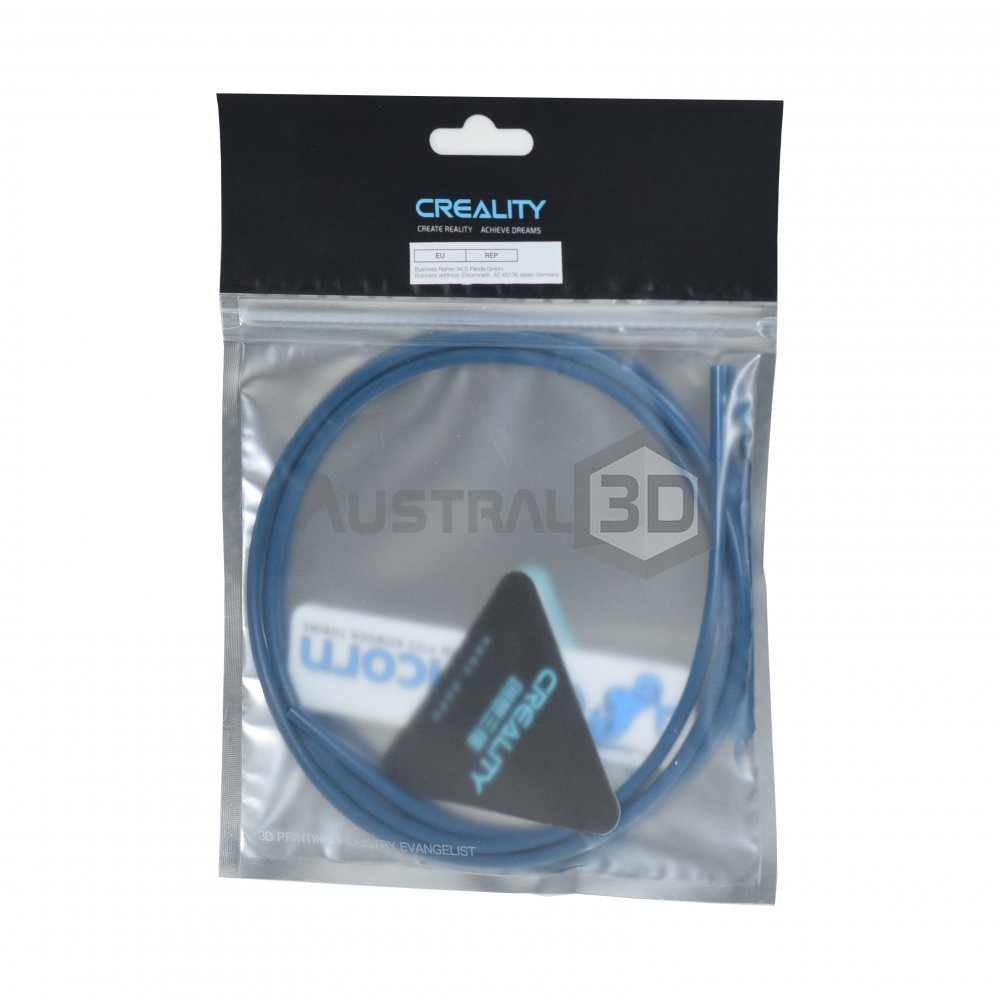 Tubo extrusor teflón Capricorn PTFE 100cm azul 1.9mm filamento 1.75mm