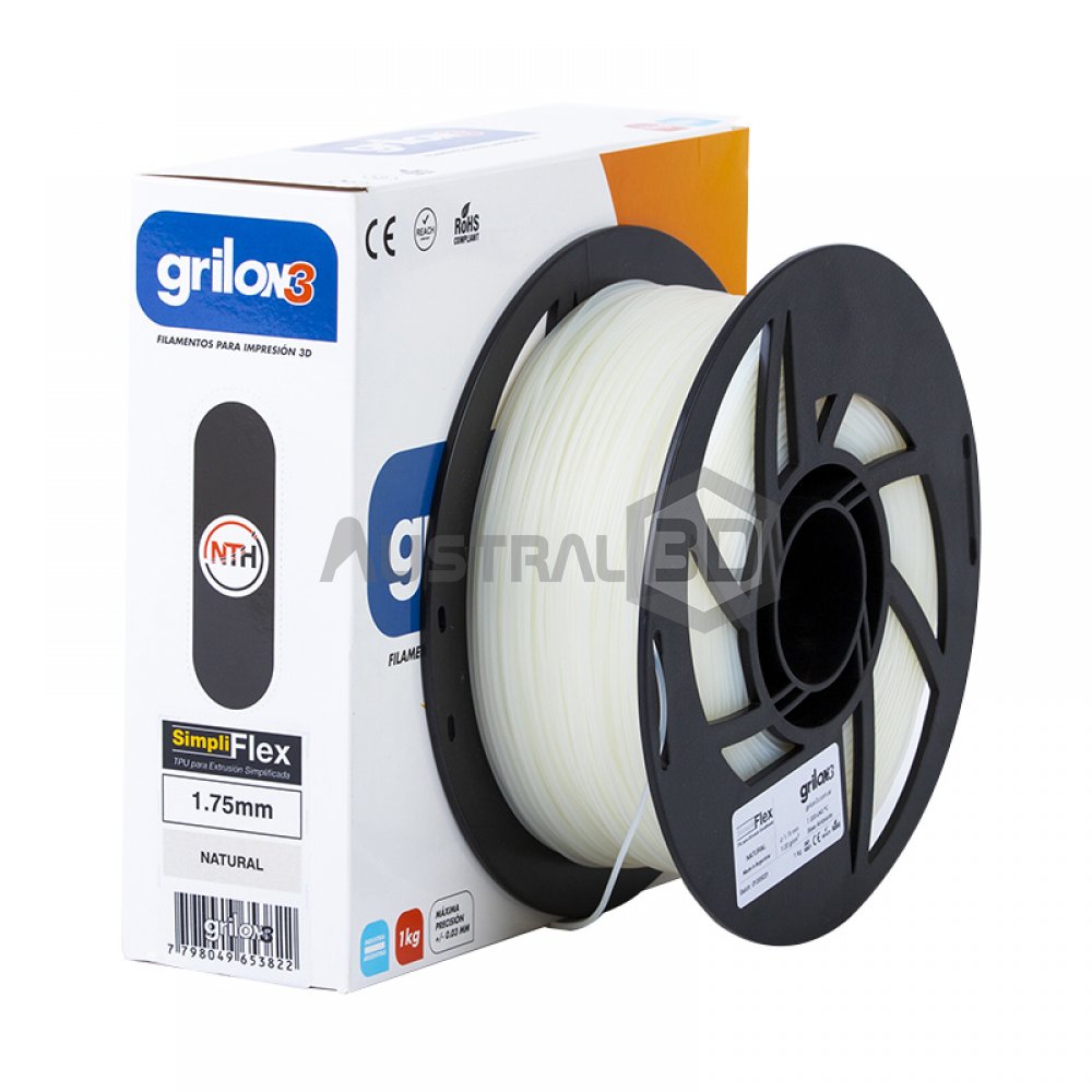 Filamento Grilon3 SimpliFLEX 1.75mm NATURAL 1kg