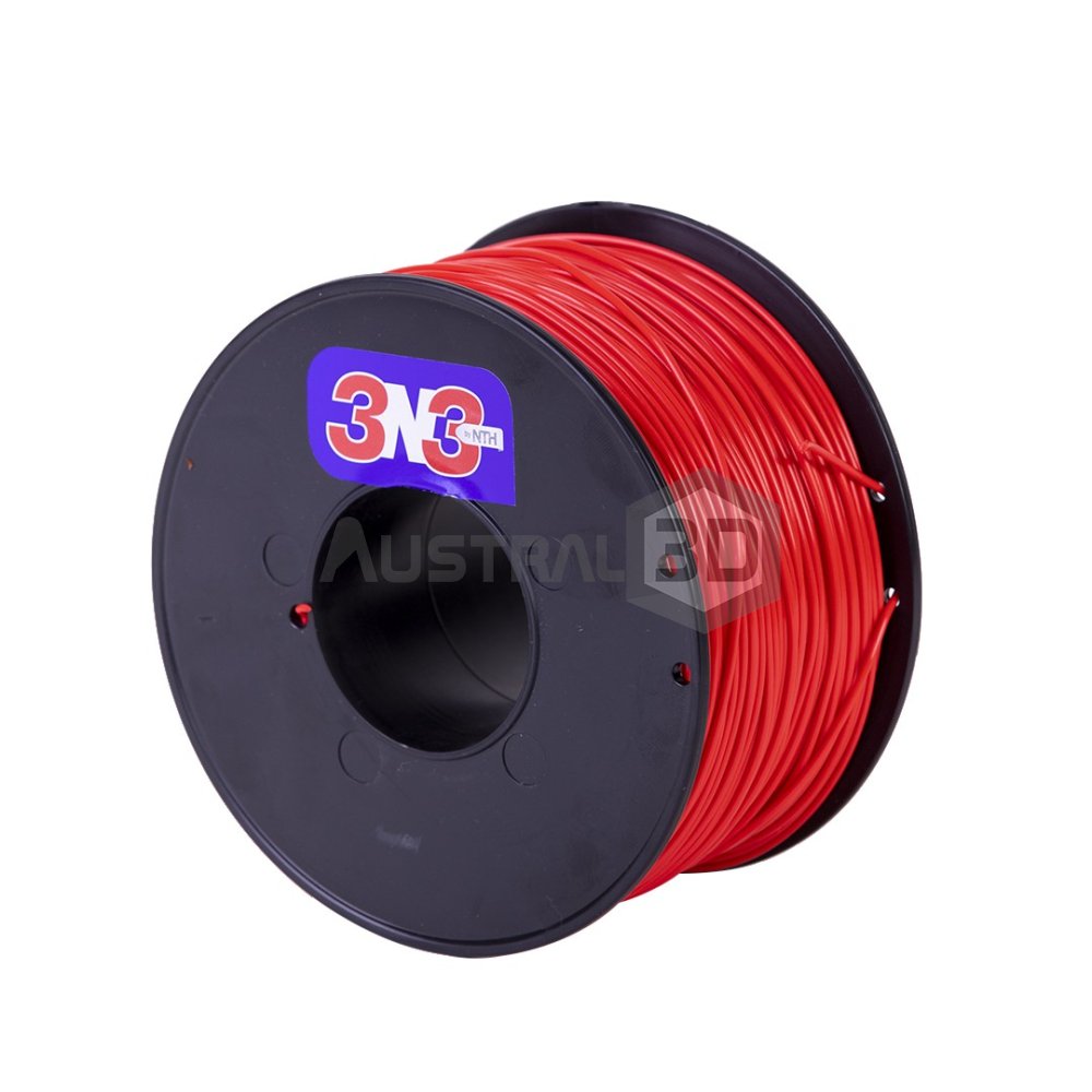 Filamento 3D Flexible 3nFlex 1.75mm 500g ROJO
