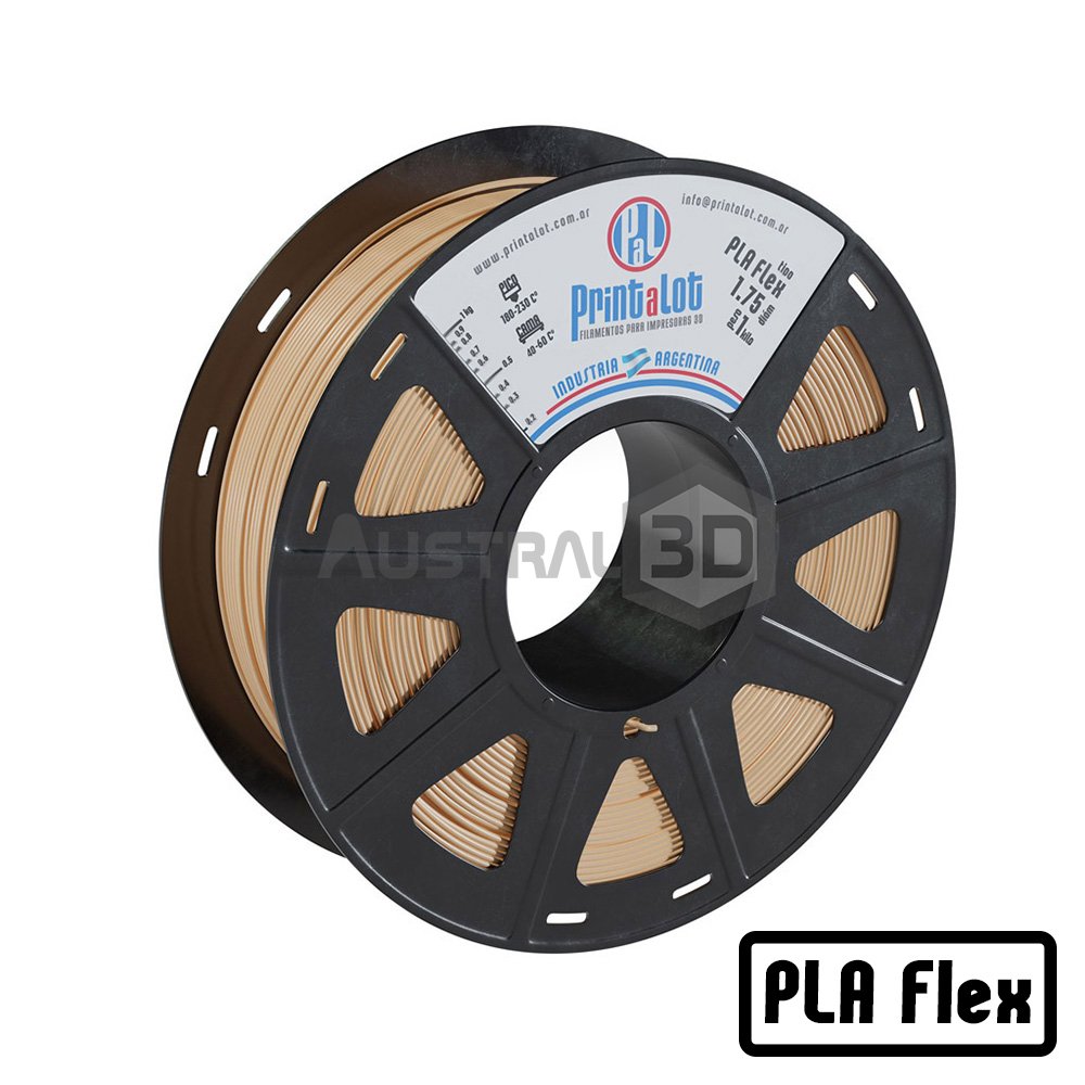 Filamento 3D Printalot 1.75mm 1kg PLA FLEX PIEL