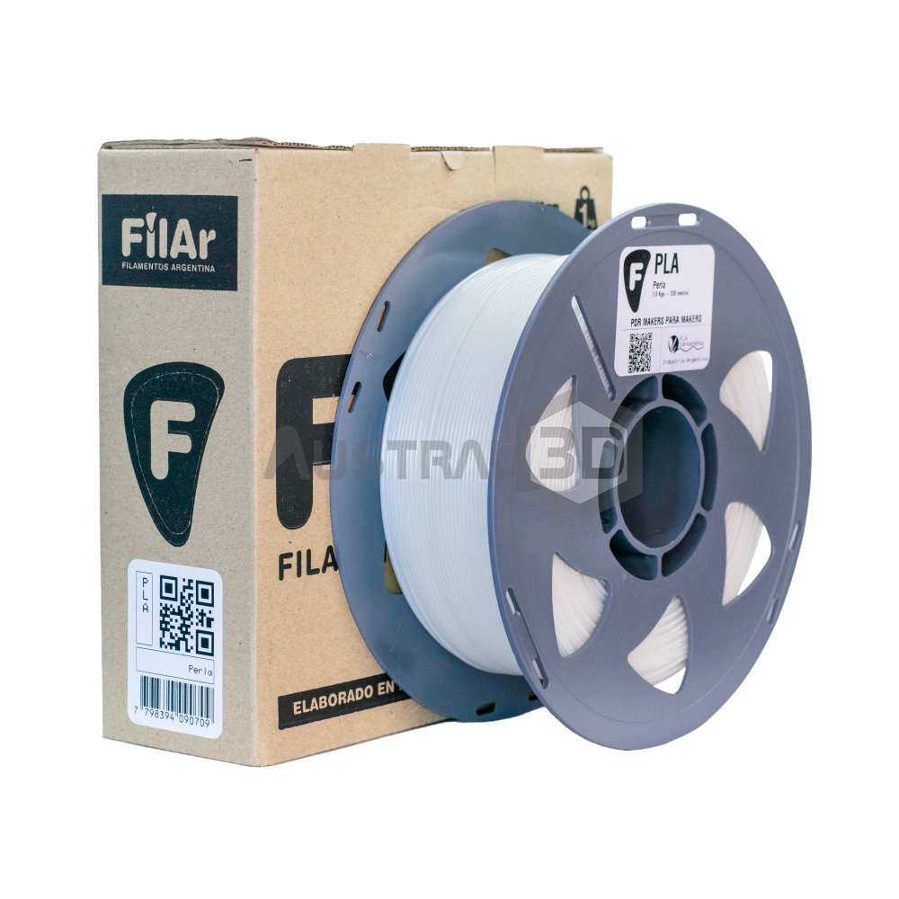 Filamento 3D PLA Filar 1.75Mm 1Kg PERLA