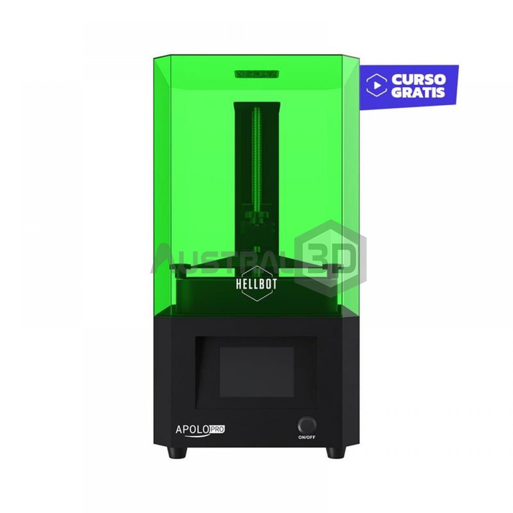 Impresora 3D Resina Hellbot Apolo Pro Lcd Monocromática