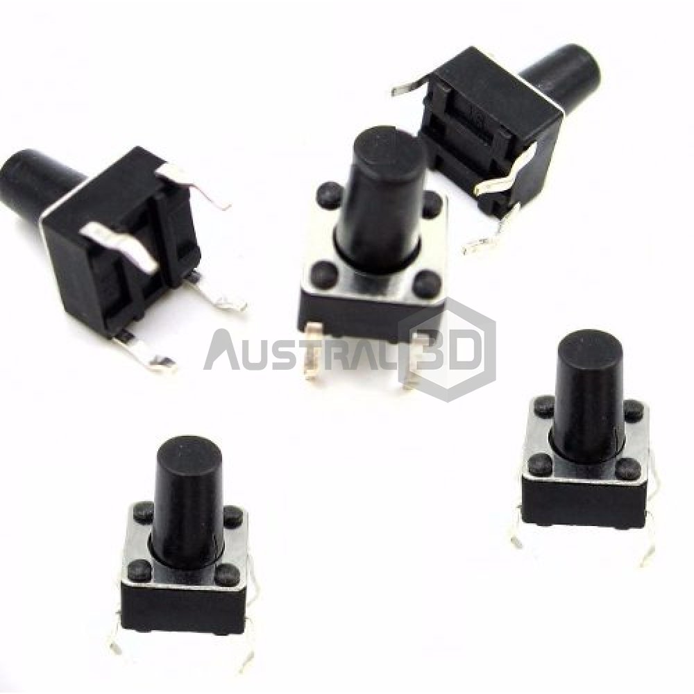 10 X Push Button Boton Pulsador Tact Switch 6x6x10mm Arduino