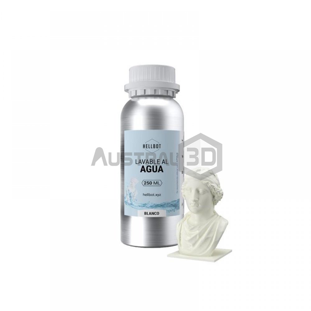 Resina Hellbot Lavable al Agua Blanca 250ml