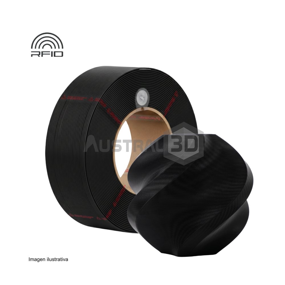 Filamento 3D PLA basic RECARGA BAMBULAB 1.75Mm 1Kg NEGRO