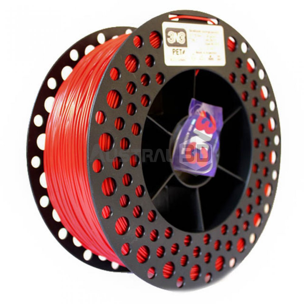 Filamento EPET 1kg 3n3 1.75mm ROJO CARMIN
