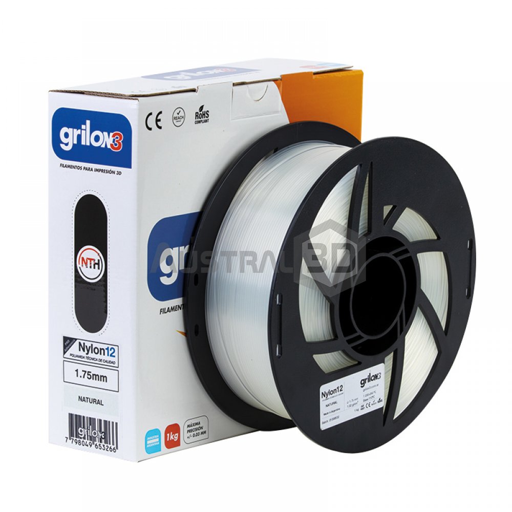 Filamento Grilon3 NYLON12 1.75mm NATURAL