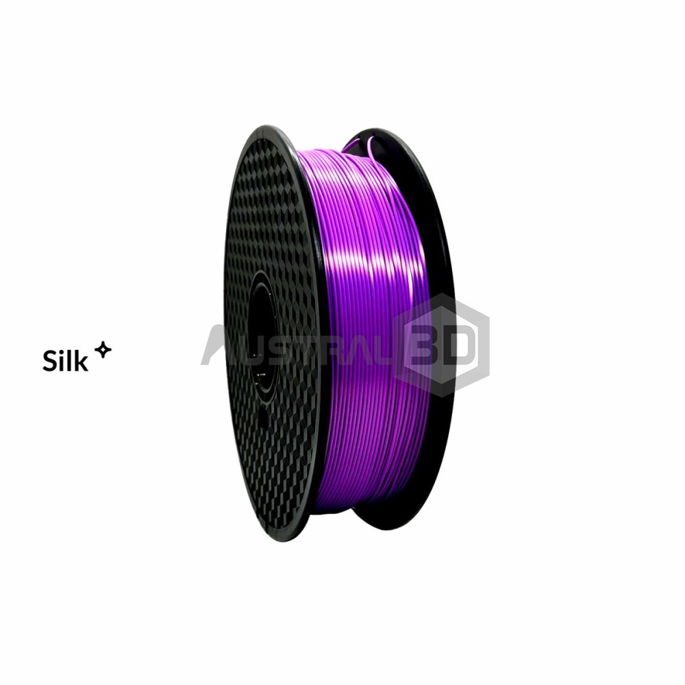 Filamento Hellbot PLA Ecofila Silk 1,75mm 1kg VIOLETA