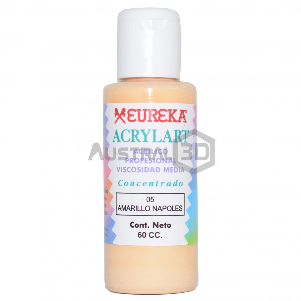 Acrílico Eureka 60cc Amarillo Napoles