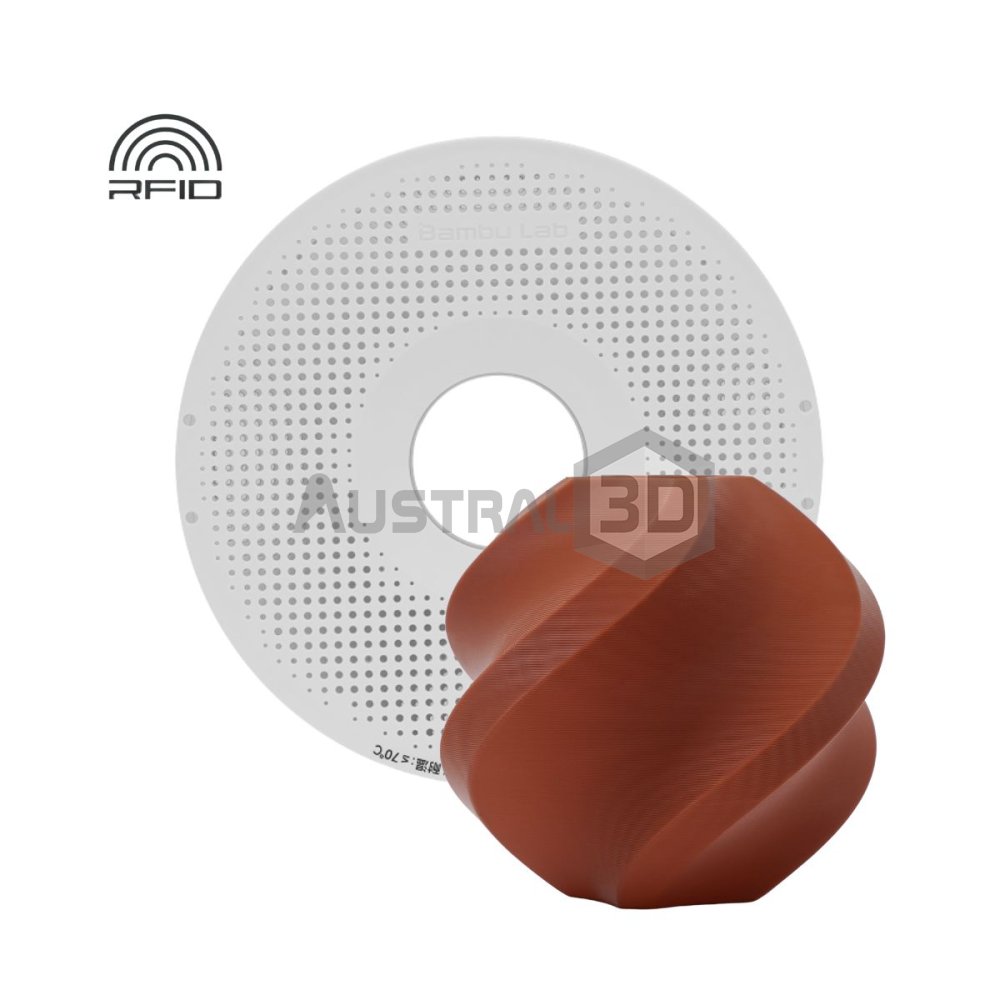 Filamento 3D PLA basic BAMBULAB 1.75Mm 1Kg MARRON 