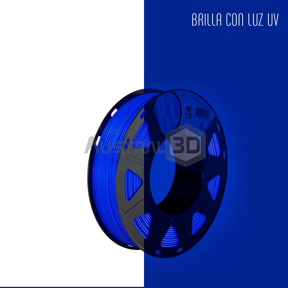 Filamento 3D Printalot 1.75mm 250g PLA AZUL FLUO