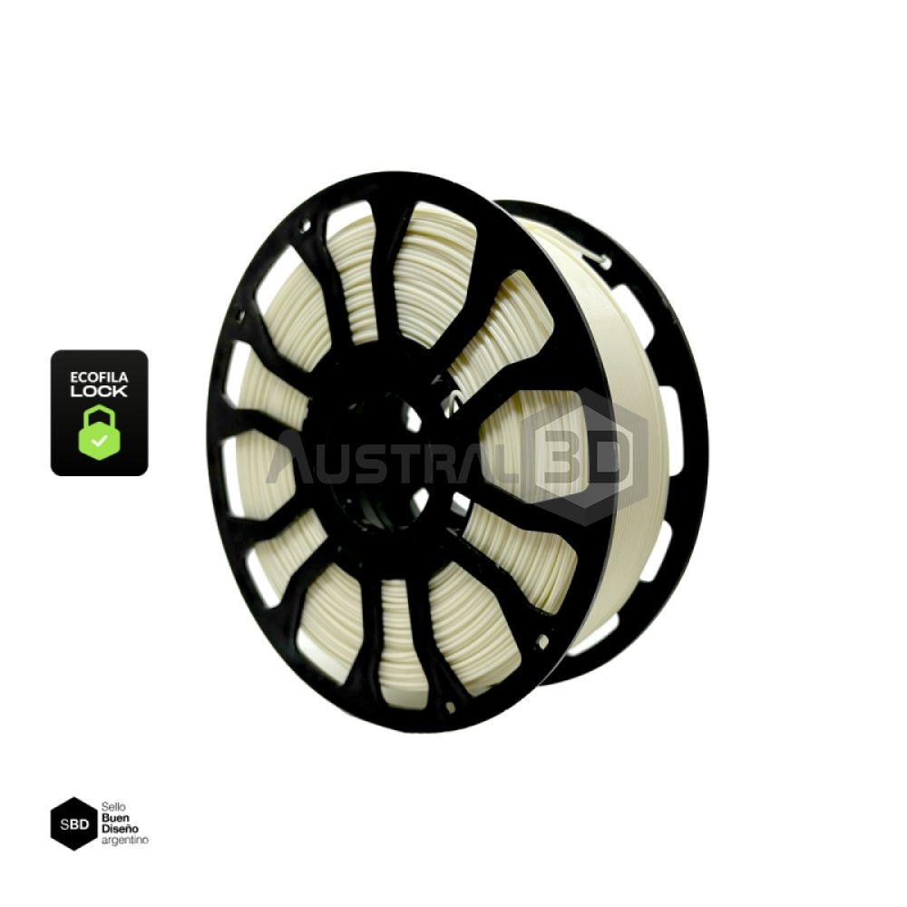 Filamento 3D LOCK PLA 1.75 Hellbot 1kg HUESO
